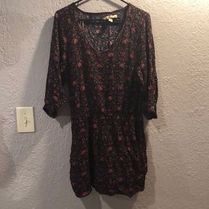 Forever 21 3/4 sleeve skater dress